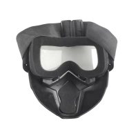 Маска-очки защитная, трансформер, прозрачная-2 оптом