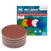 Шлифовальный круг на липучке 225 мм P 320, с отверстиями, "MAXIMUM" MX 16378