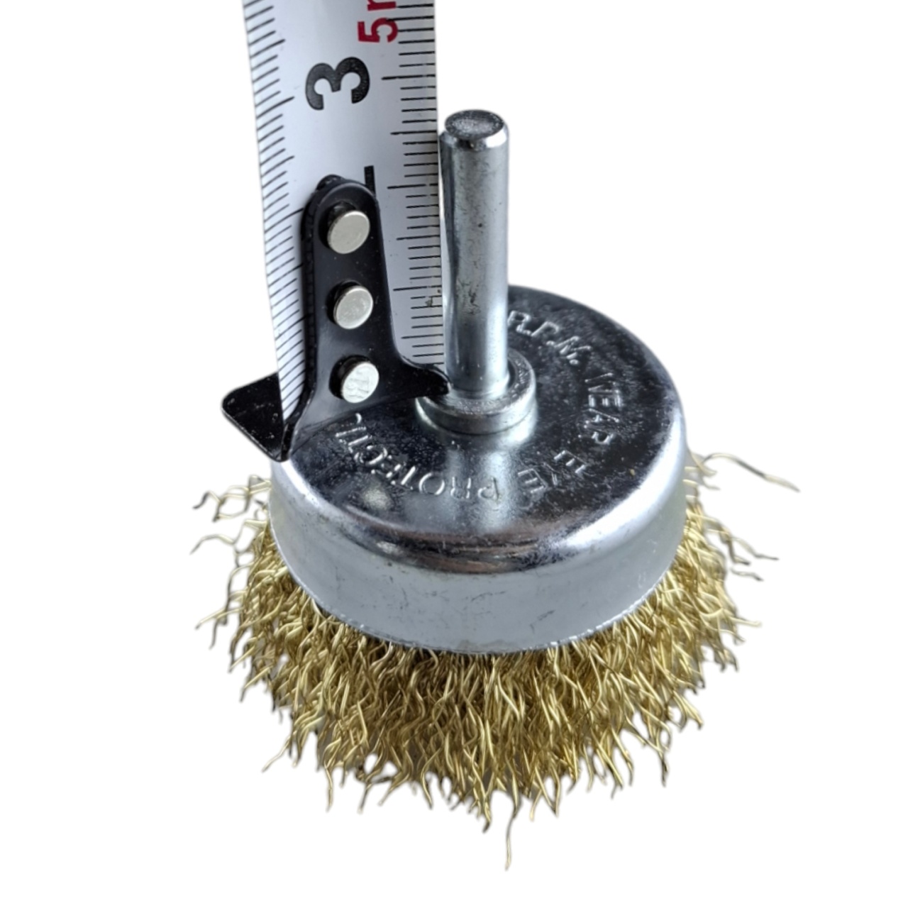 Набор щеток для дрели, 3 предмета, латунированные, волнистая проволока, «Maximum» MX 15074-1 оптом